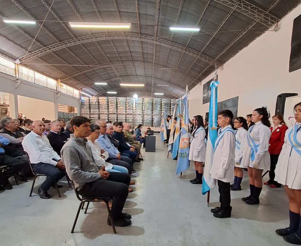El director de Agricultura, Alfredo Draque en la 3ra Edición de la Jornada de Cooperativismo y Sociedad que realizó Acovi en la Cooperativa Nueva California. 