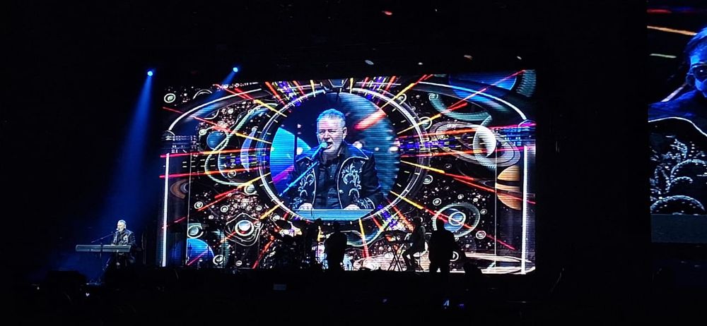 Miguel Mateos presentó Rockas vivas. Retrospectiva 1981-1985, en el Arena Maipú, el sábado 26 de julio de 2025. / Foto: gentileza Romina Arrarás.