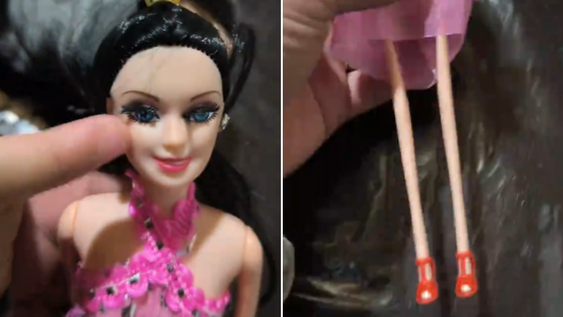 Le regaló una Barbie a su sobrina, pero tenía un curioso defecto: Me alcanzó para esto
