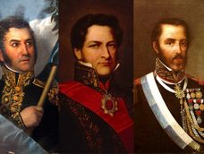 La muerte ante la historia: San Martín, Rosas y Lavalle frente a su destino. Foto: Gentileza 
