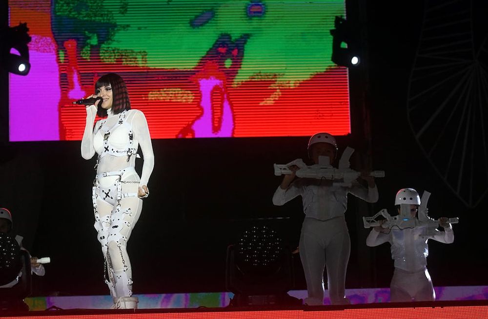 Show de Cazzu en la Vendimia de Capital 2023. Foto: José Gutiérrez / Los Andes