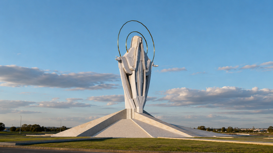 Santa Madre: recrudece la disputa en Rivadavia entre la Cooperativa y el Municipio por el monumento de la doble vía