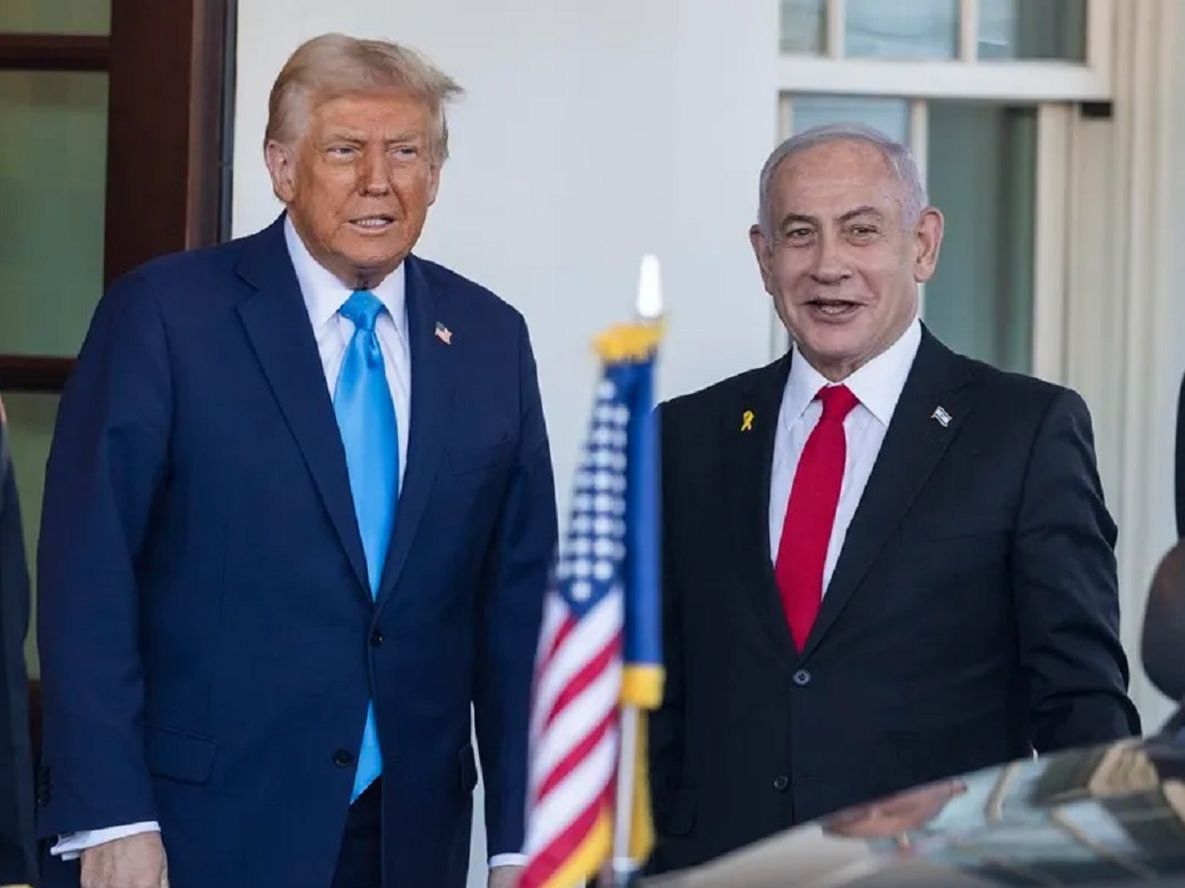 Donald Trump junto al primer ministro israelí Benjamin Netanyahu (EFE)