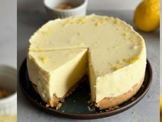 fresca y sin azucar: como hacer una deliciosa torta helada de limon