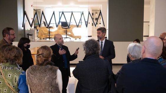 Referentes de las artes visuales del país recorrieron el Espacio Cultural Plaza Independencia