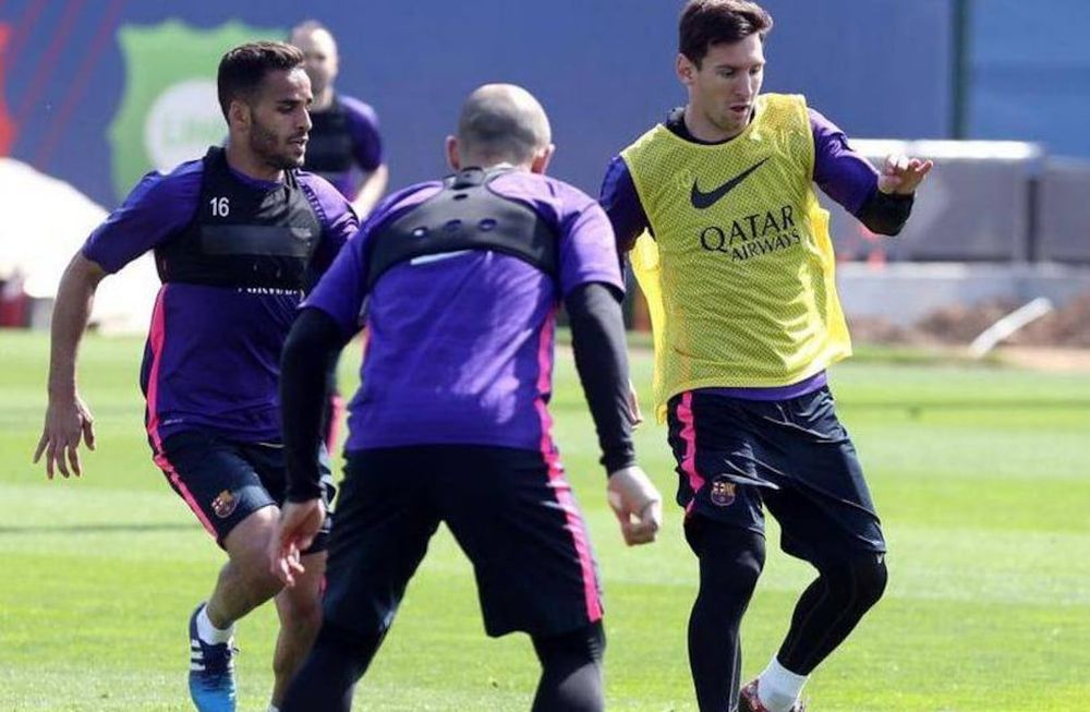 Messi entrenó con normalidad y jugaría ante el Celta