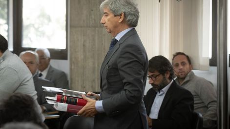 Los Andes | El exjuez Walter Bento prestó declaración. Volvió a declarar el acusado como líder de una asociación ilícita que se valía del cobro de coimas a cambio de beneficios judiciales.Foto: Ignacio Blanco / Los Andes