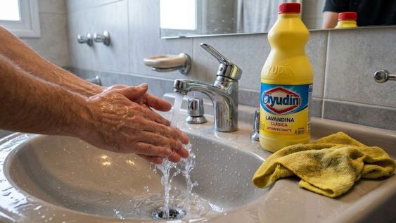 Para la próxima limpieza, no olvides de utilizar guantes apropiados y seguí las instrucciones que figuran en el envase de la lavandina.