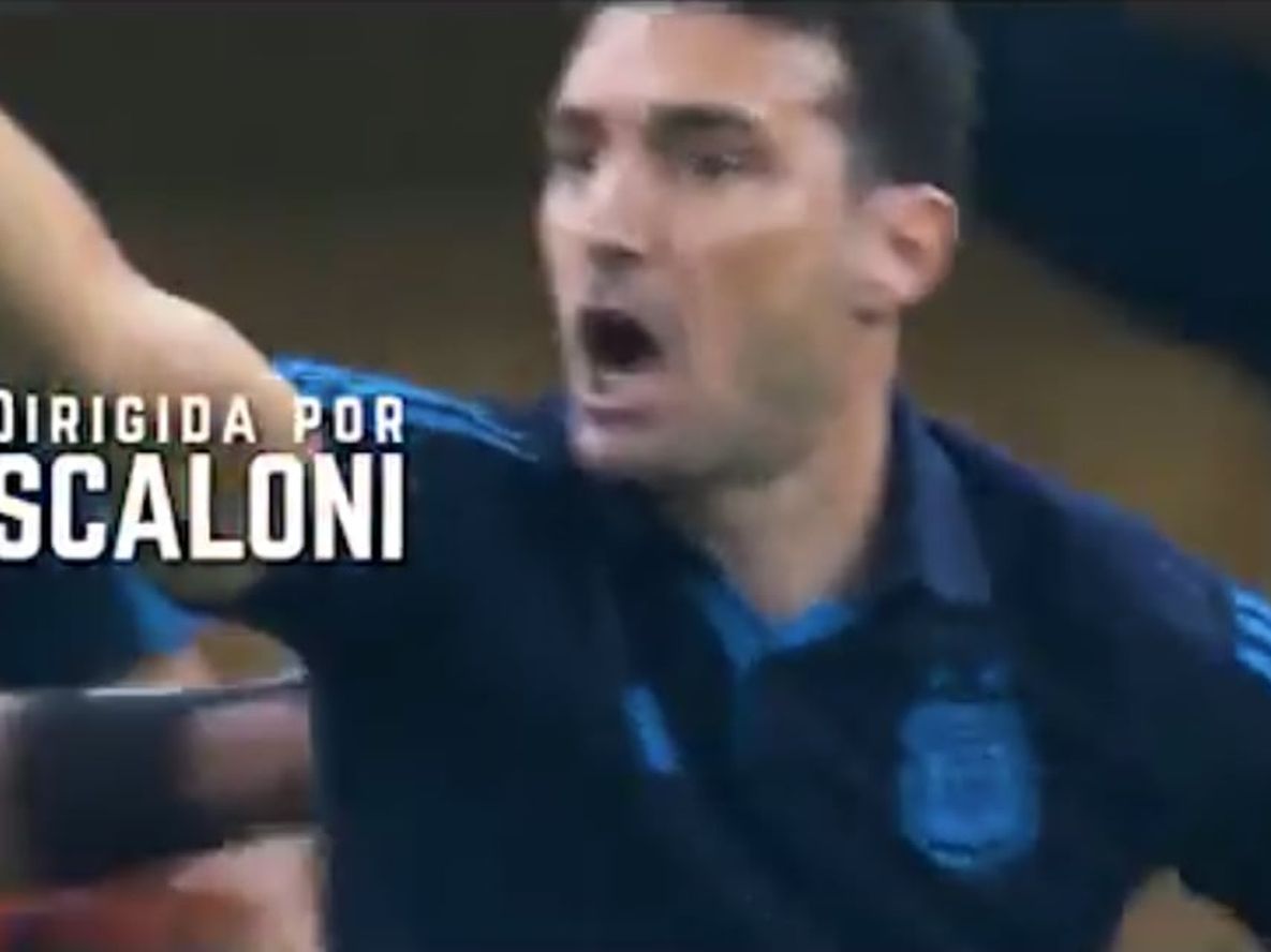 La AFA promocionó los amistosos de la Selección Argentina con un tráiler. Foto Captura: Twitter/@tapiachiqui