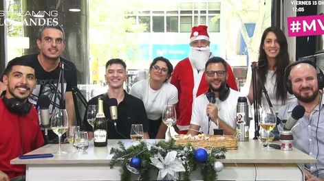 Parte del equipo de #MVQN en el último programa de 2023.