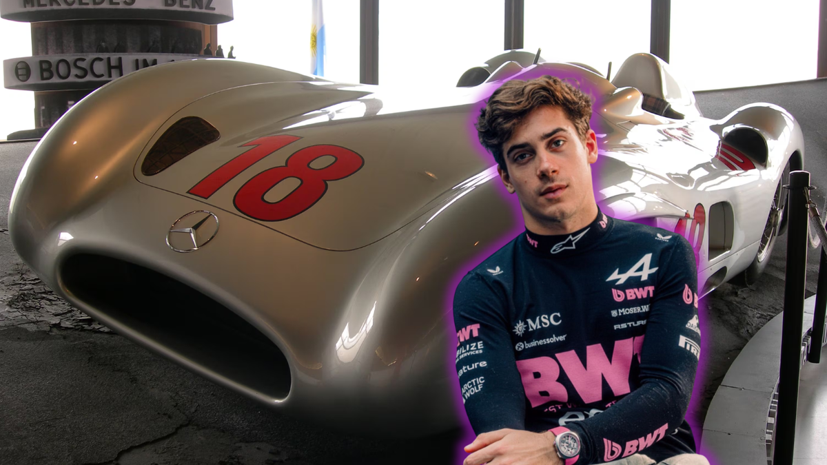 Franco Colapinto y el legado de la Flecha de Plata: detalles inéditos del Mercedes que marcó la historia de Fangio