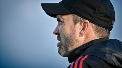 Eduardo Coudet, DT de River en la previa del Superclásico