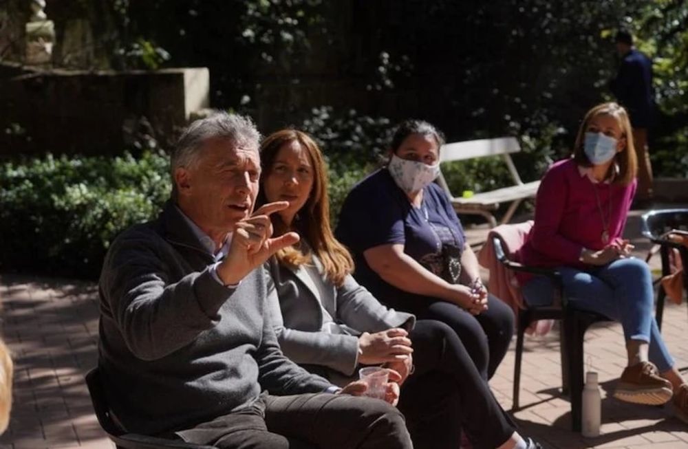 Macri con Vidal. (Clarín)