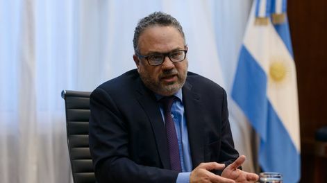 Entrevista al ministro de producción Matias Kulfas. Foto Clarín.