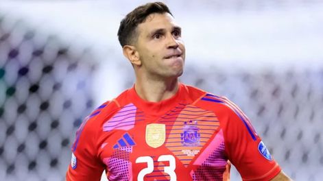Los Andes | Dibu Martínez trató de bajar el odio que le tienen en Francia. /Foto: web