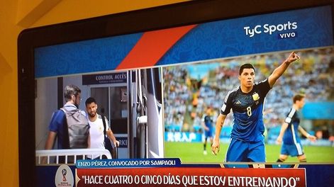 Así se preparó Enzo Pérez para el Mundial