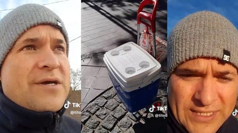 Los Andes | El vendedor expresó que su deseo es poder tener una cafetería. Tiktok @tito8679