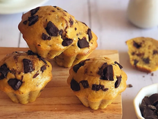 Estos muffins son ideales para aprovechar la calabaza en su totalidad.