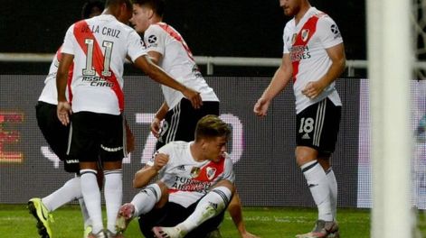 El juvenil Girotti convirtió dos goles en 45 minutos. Pichón de crack. / Gentileza.