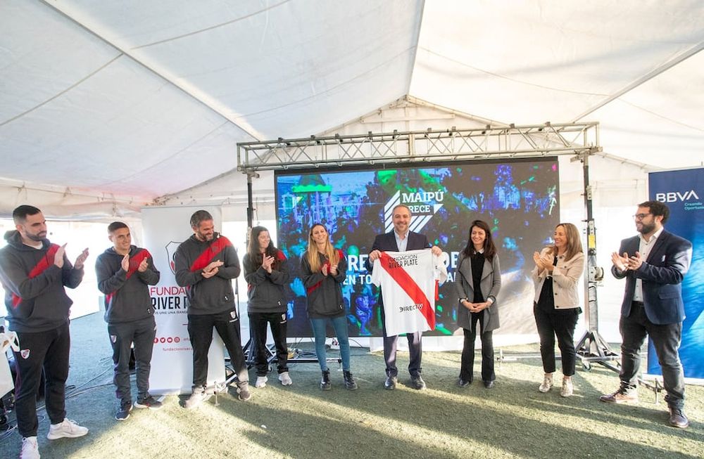 Maipú, la Fundación River y BBVA apoyan la formación deportiva