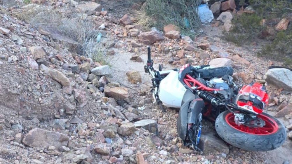 Un motociclista de 30 años desbarrancó en Ruta 7 y murió&nbsp;