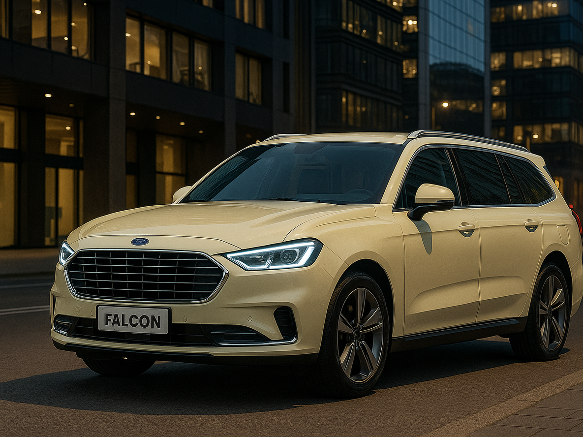 Así se vería el nuevo Ford Falcon Rural: la versión 2027 del clásico auto