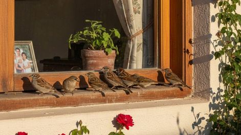 En ambos casos, la presencia de los pájaros suele generar una sensación positiva en el hogar.