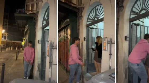 Sorprendió a su pareja y la reacción de ella se hace viral / Captura de video