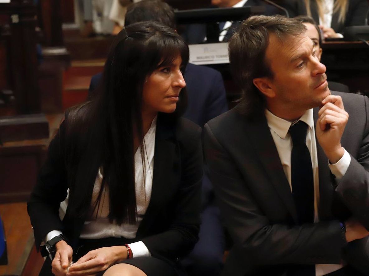 Los diputados Pamela Verasay y Lisandro Nieri, alfiles de Alfredo Cornejo y Javier Milei en el Congreso.&nbsp;