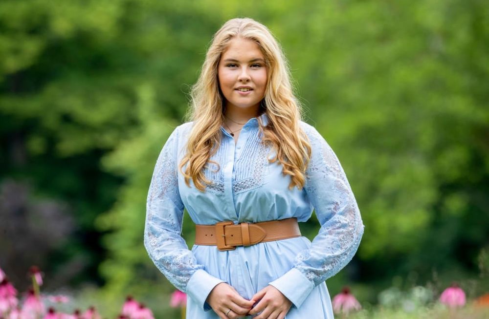 Princesa Amalia, heredera al trono de Países Bajos.