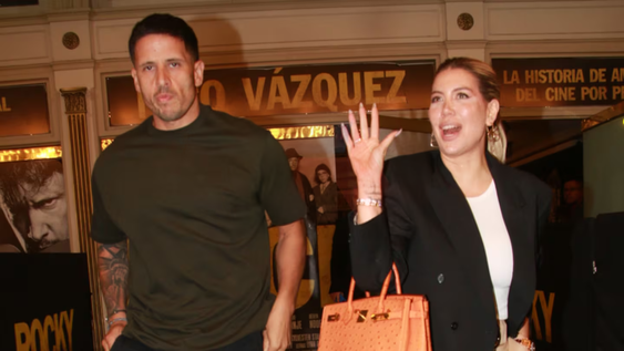 Wanda Nara fue con su nuevo novio Martín Migueles a ver Rocky.