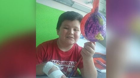 Los Andes | Joaquín tiene 9 años y enfrenta por tercera vez un tratamiento de quimioterapia. sus vecinos buscan ayudar a la familia a afrontar gastos.