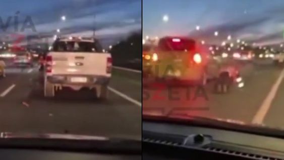 Locura al volante: huyó de un control de alcoholemia y arrastró a un policía.