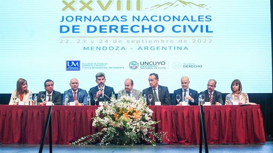 Ulpiano Suarez participó de la apertura de las Jornadas Nacionales de Derecho Civil