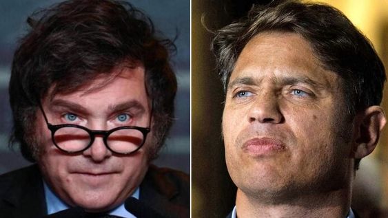 Javier Milei y Axel Kicillof