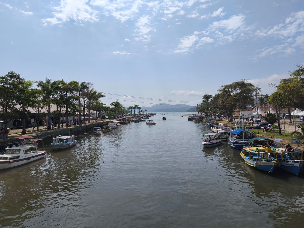 El muelle de Paraty, ciudad Patrimonio de la Humanidad de la Unesco.