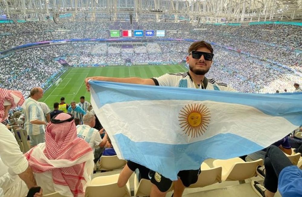 Gianfranco Hválica invirtió todos sus ahorros en el Mundial de Qatar.