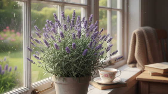 no es para decorar: que significa poner lavanda en la ventana
