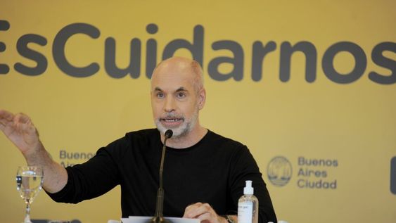 Horacio Rodriguez Larreta explicó sus razones para no adherir al pacto fiscal que firmaron los gobernadores con el Ejecutivo. Foto Federico Lopez Claro