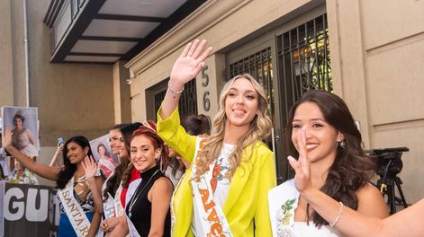 Se inició la convivencia de las reinas de la Vendimia en el Hotel Fuente Mayor antes del Acto Central. Foto: Gobierno de Mendoza
