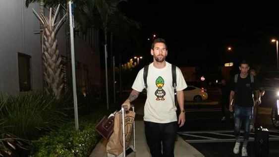 Lionel Messi se sumó a los entrenamientos con la Selección Argentina.