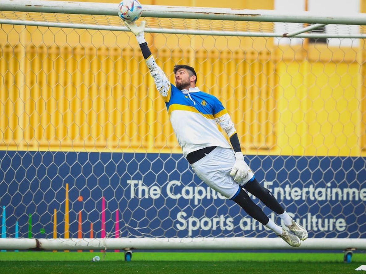 Agustín Rossi entrenó por primera vez el plantel de Al Nassr / Twitter Al Nassr.