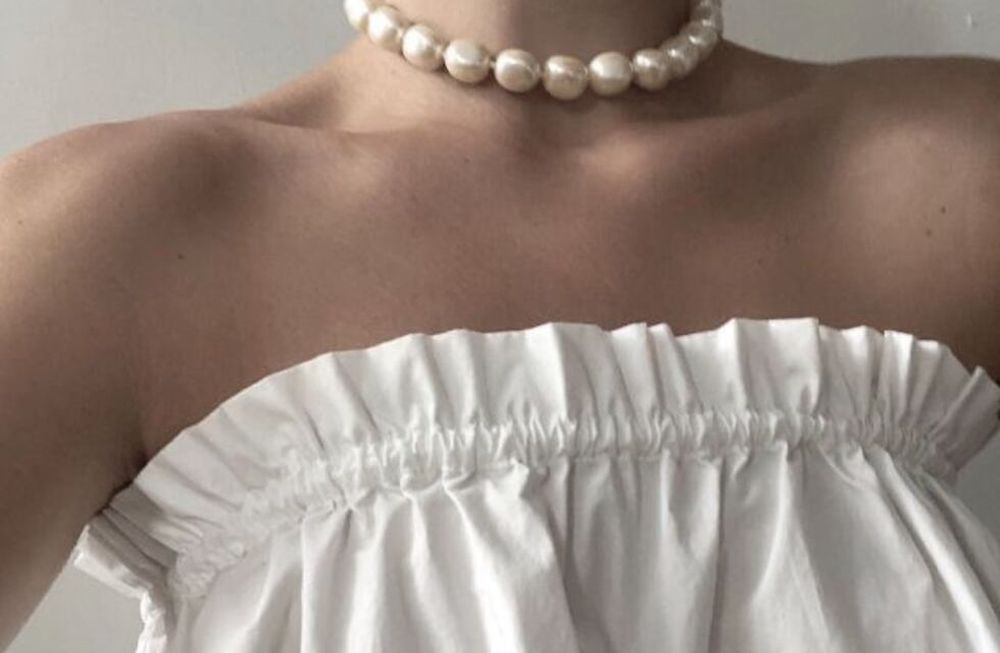 Collares de perlas que se usarán este 2024.