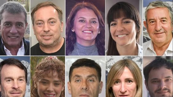Diputados nacionales por Mendoza. Adolfo Bermejo, Martín Aveiro, Liliana Paponet, Pamela Verasay, Julio Cobos, Lisandro Nieri, Lourdes Arrieta, Facundo Correa Llano, Mercedes Llano y Álvaro Martínez.