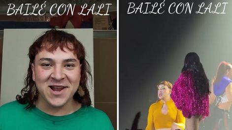 Cumplí mi sueño: un artista Drag mendocino bailó con Lali Esposito en el Arena Maipú y contó su experiencia