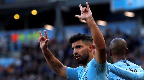 Con gol del Kun Agüero, el City venció al Brighton y es líder provisorio