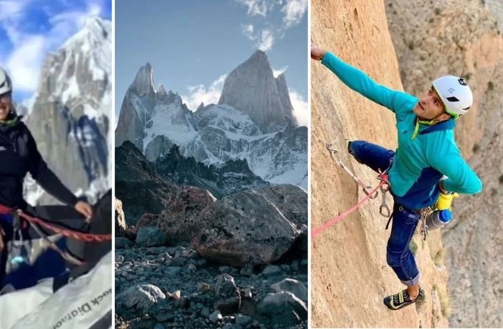 Dieron por muertos a los dos escaladores vascos arrastrados por un alud en el cerro Fitz Roy. Gentileza: Radio 3