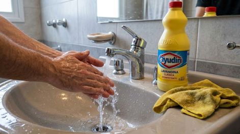 Para la próxima limpieza, no olvides de utilizar guantes apropiados y seguí las instrucciones que figuran en el envase de la lavandina.