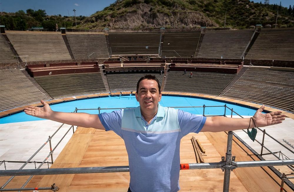 Teatro Griego Frank Romero Day, Vendimia 2022 Director de Producción Cultural y Vendimia Pablo MorenoFoto: Ignacio Blanco / Los Andes