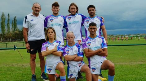 Los Andes | Seis mendocinos y una mendocina jugarán el mundial de Rugby Inclusivo en Irlanda y necesitan ayuda para poder viajar. Foto: Gentileza Los Cuyis XV.